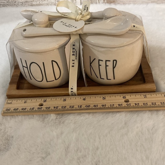 Rae Dunn Hold & Keep Containers with Lids & Spoons - Picture 6 of 8